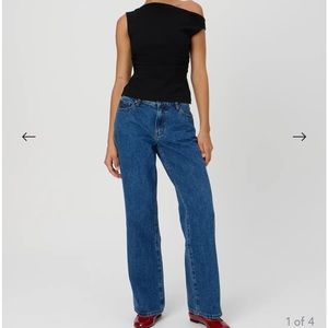 NWT GLASSONS LOW RISE STRAIGHT LEG JEAN size US6 SOLD OUT